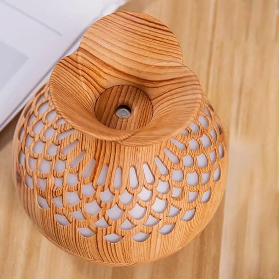 Wooden Cool Mist Humidifier sPortable Wooden Ultrasonic Cool Mist Humidifier with Night Light