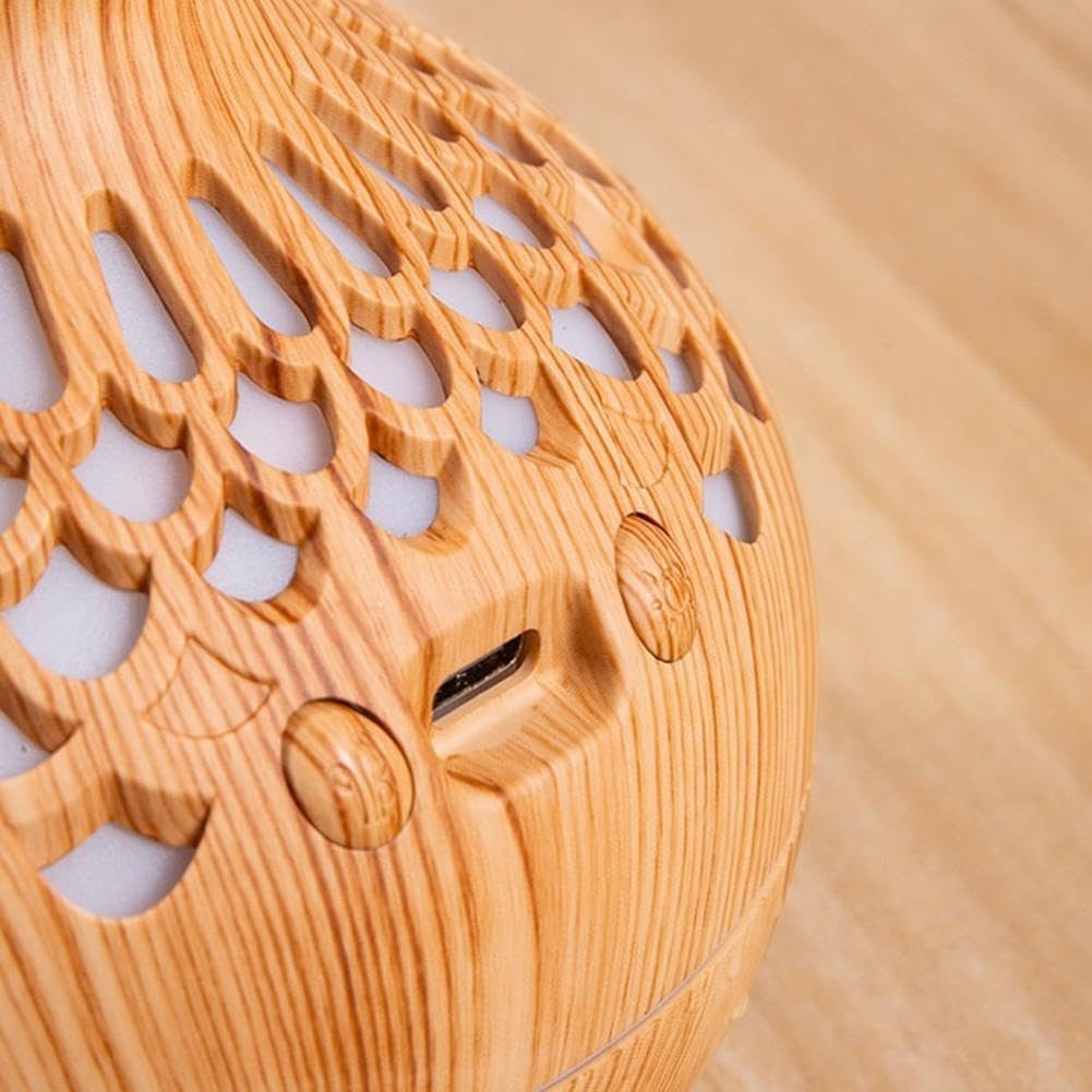Wooden Cool Mist Humidifier sPortable Wooden Ultrasonic Cool Mist Humidifier with Night Light