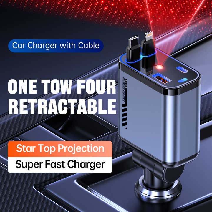 Travel Retractable Car Charger