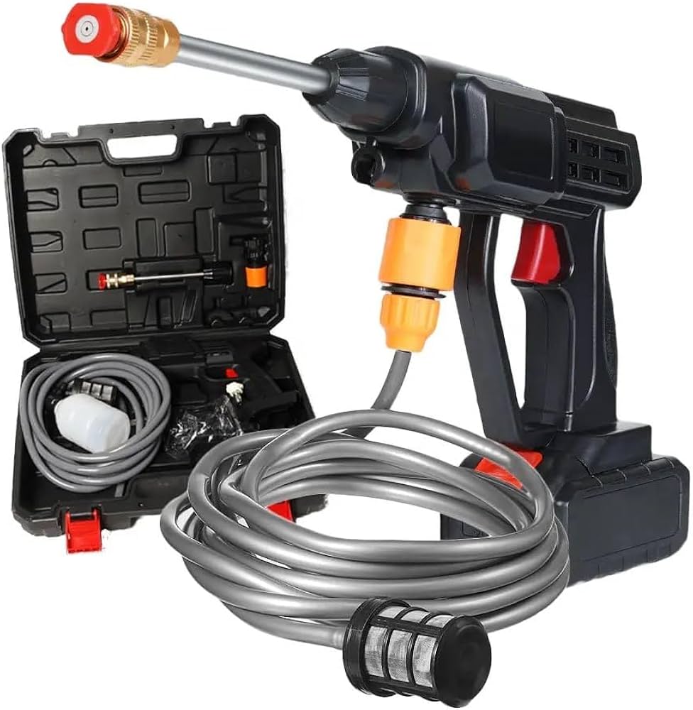 Wireless Car High Pressure Rechargeable Lithium Battery Car Cleaning Washer Spray Foam Generator Water Gun Machine