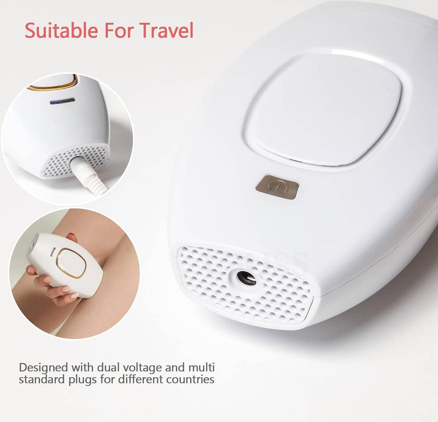 IPL Laser Hair Removal Device – Safe, Painless & Long-Lasting Results at Home  Permanent Hair Reduction for Women & Men