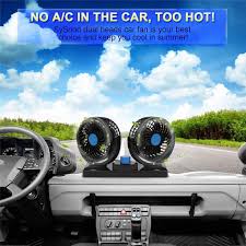 Cars us Double Headed Vehicle Fan